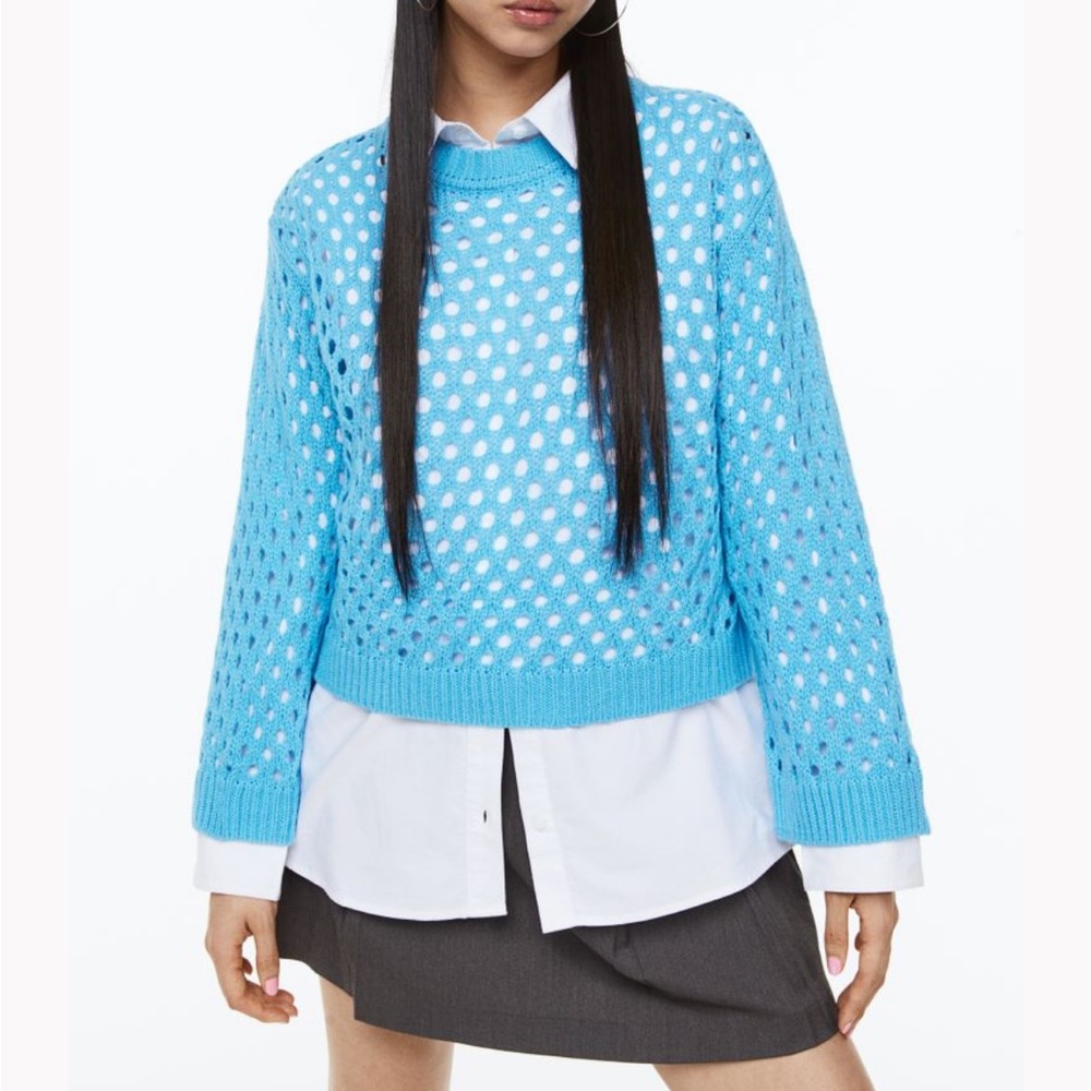 H&M Hole Knot Sweater